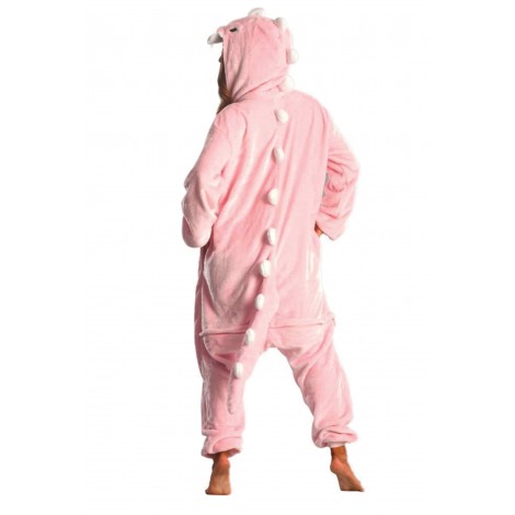 Pink Dragon Adult Kigurumi Costume onesie