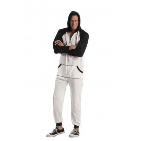 Black & White Sport Utility Adult Pajamas