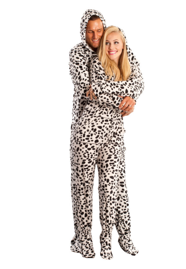 Dalmatians Adult Footed Onesie Pajamas - Image 4