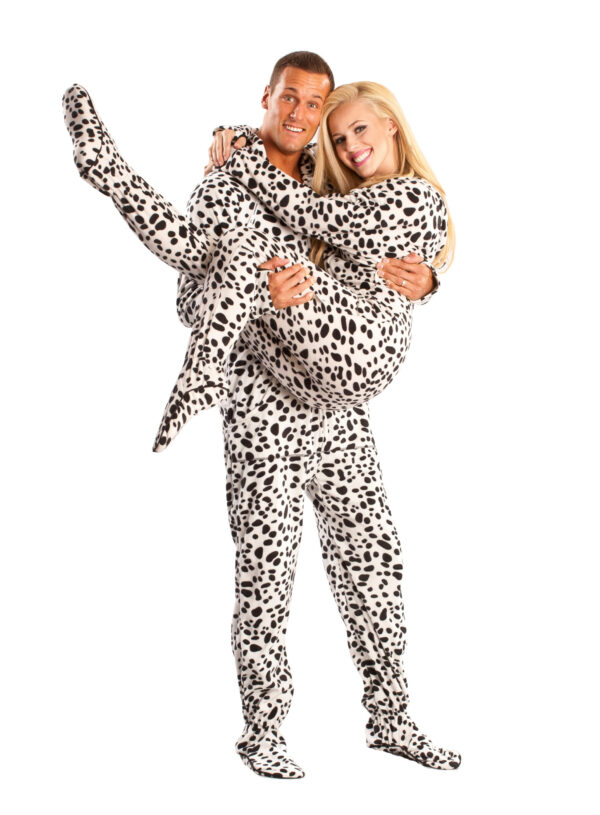 Dalmatians Adult Footed Onesie Pajamas - Image 5