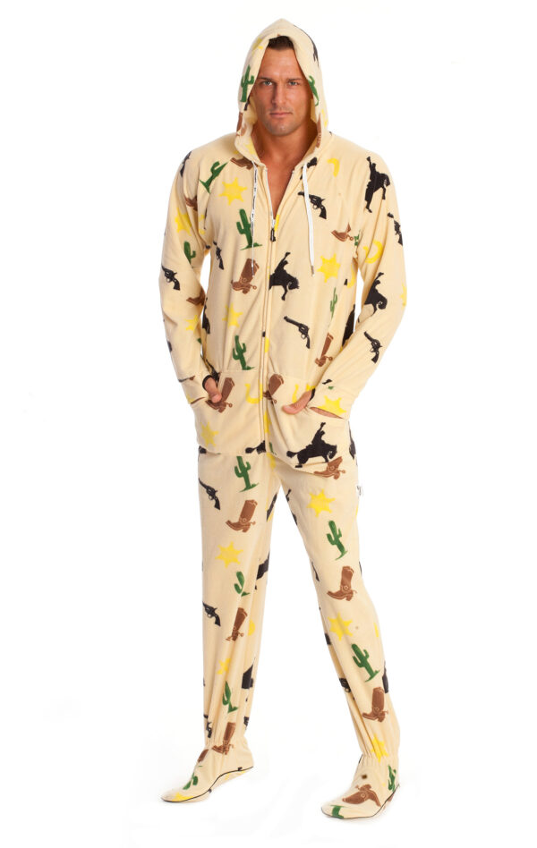 Western Themed Footed Pajamas - Image 2