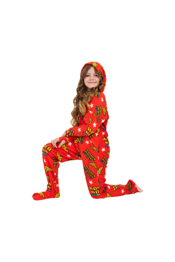 Superhero Footed Pajamas for Girls - Image 3
