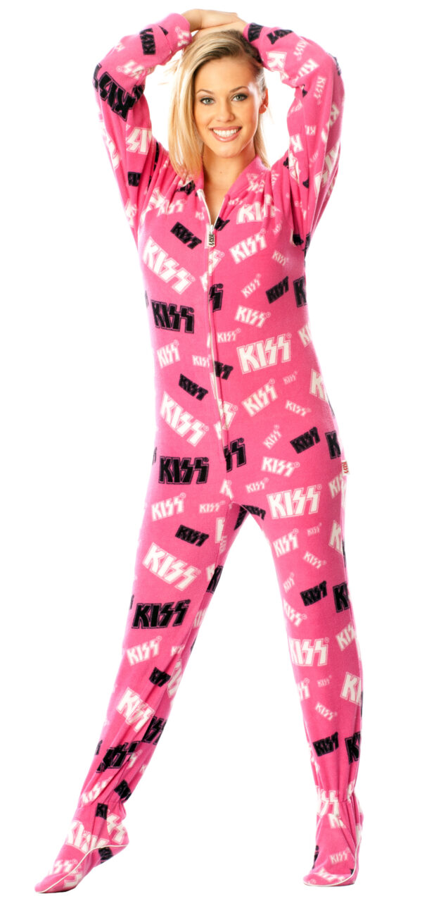 KISS Christine Hooded Adult Onesie Pajama - Image 3