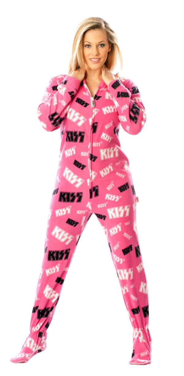 KISS Christine Hooded Adult Onesie Pajama - Image 2